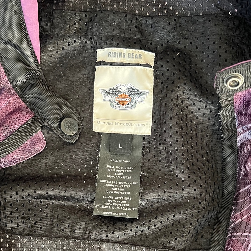 Purple And Black Patterned Jacket - image 4